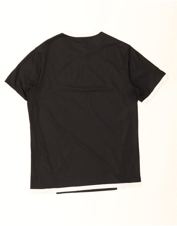 Puma Herre T-Shirt Top Medium Sort Colourblock