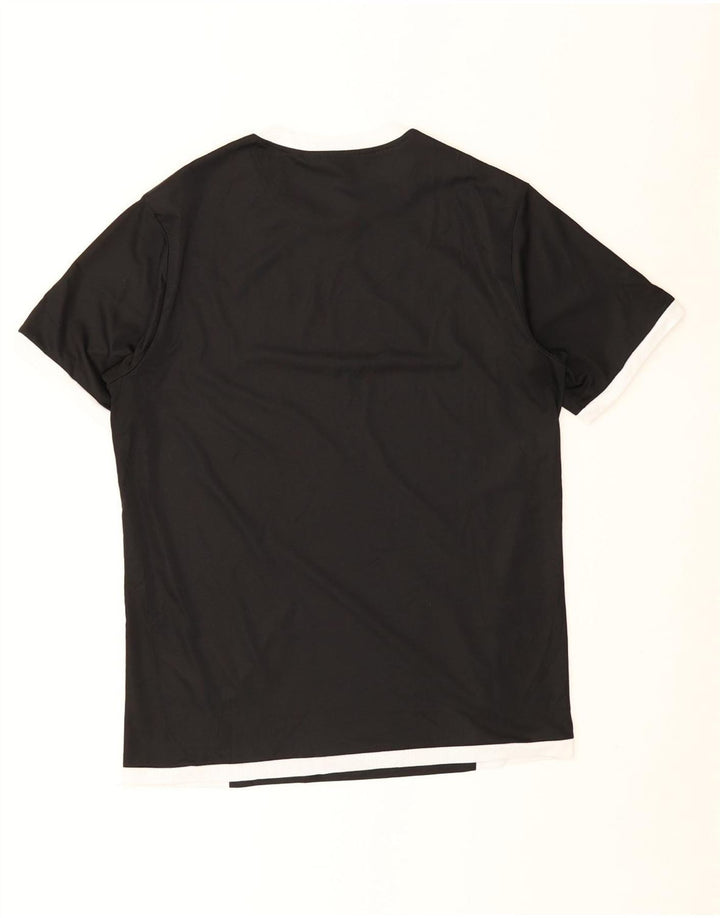 Puma Herre T-Shirt Top Medium Sort Colourblock
