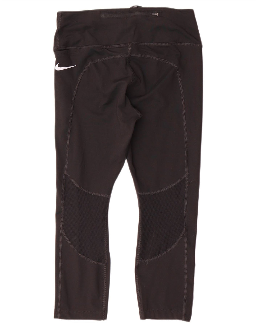 Nike Dame Dri Fit Capri Leggings UK 14 Medium Sort Polyester