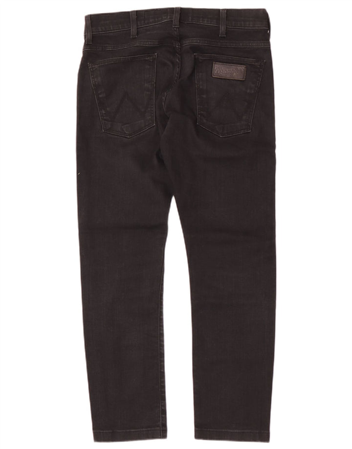 Wrangler Herre Bryson Slim Jeans W30 L28 Sort Bomuld