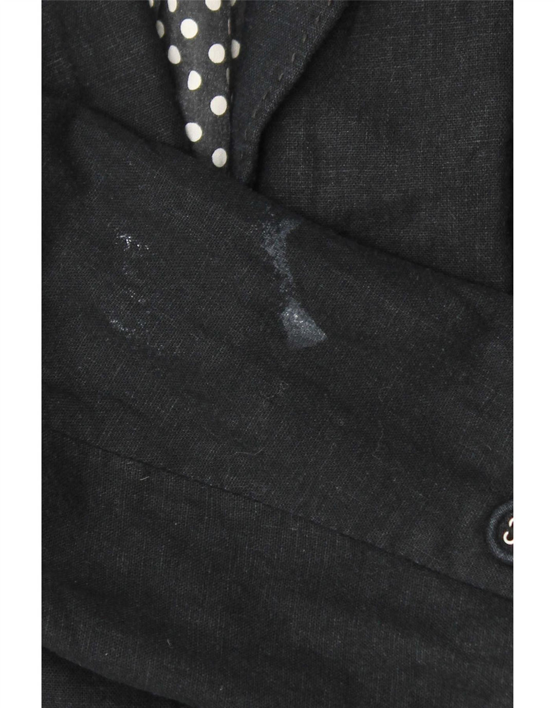 Marks & Spencer Dame 3 Button Blazer Jacket UK 16 Large Grey Linen