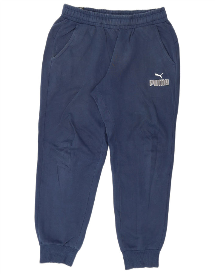 Puma Herre grafisk træningsdragt Bukser Joggers Medium Navy Blue