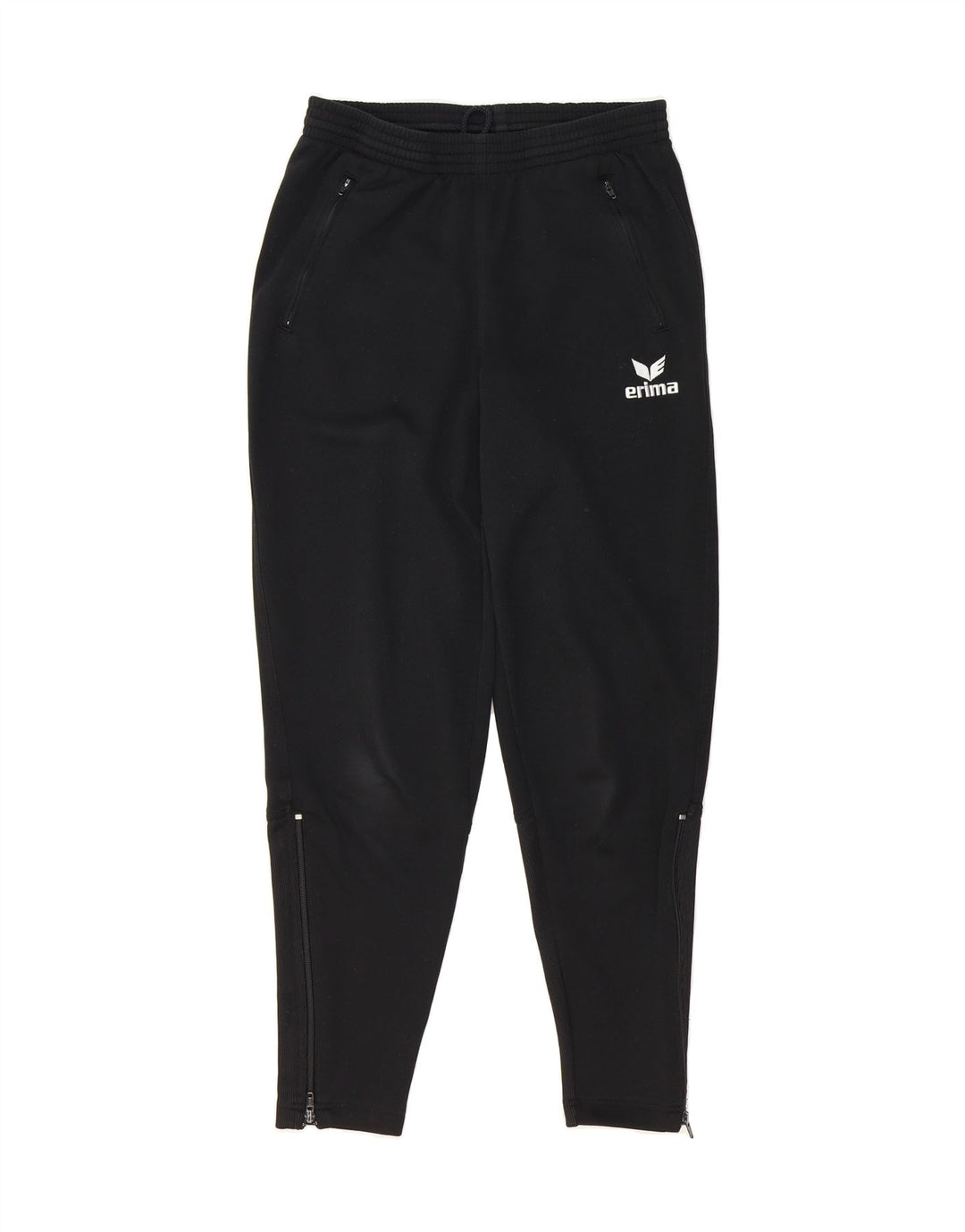 ERIMA Mens Tracksuit Trousers Joggers UK 36/38 Small Black Polyester Vintage Erima and Second-Hand Erima from Messina Hembry 