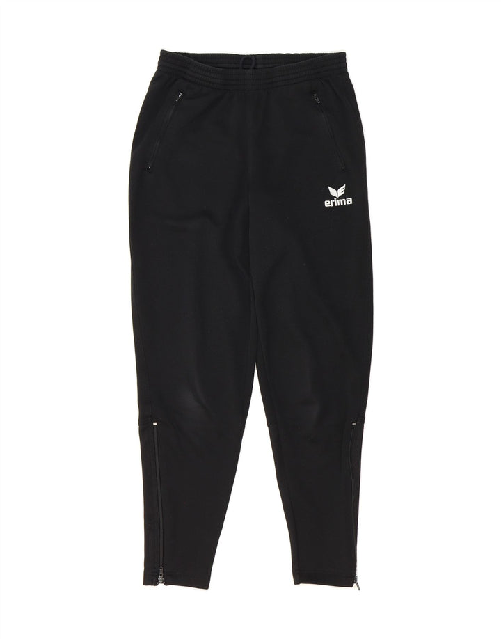 ERIMA Mens Tracksuit Trousers Joggers UK 36/38 Small Black Polyester Vintage Erima and Second-Hand Erima from Messina Hembry 