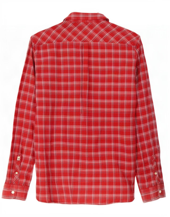 Scotch & Soda herreskjorte Medium rød ternet bomuld