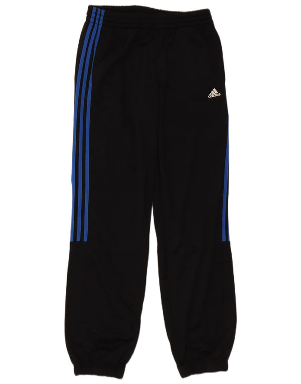 Adidas Drenge Træningsdragt Bukser Joggers 15-16 År Sort Polyester