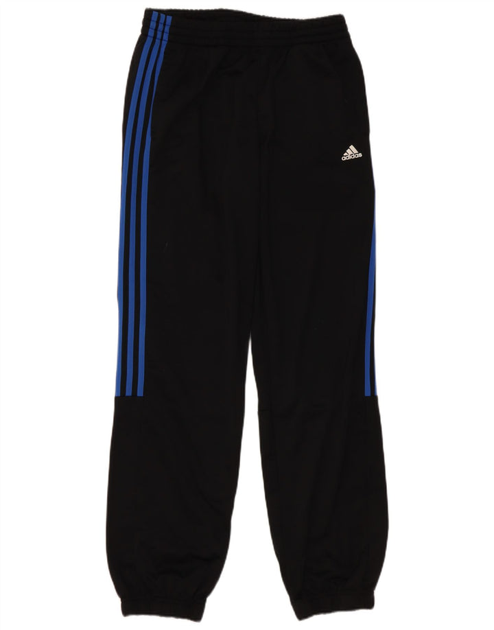 Adidas Drenge Træningsdragt Bukser Joggers 15-16 År Sort Polyester