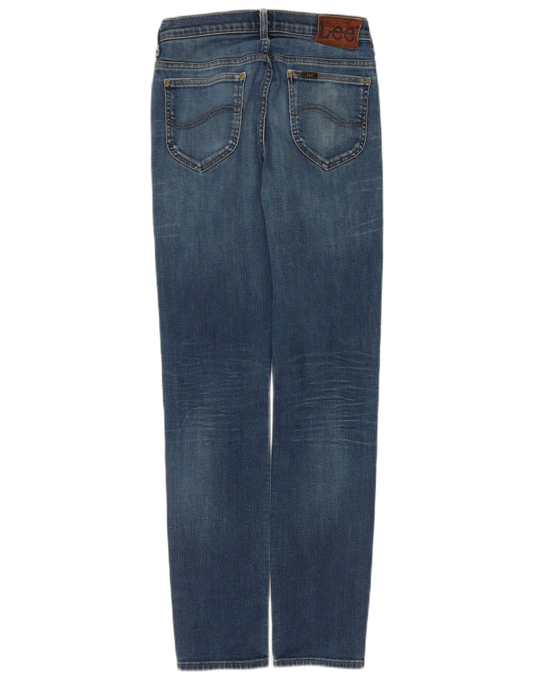 Lee Dame Rider Slim Jeans W28 L32 Blå Bomuld