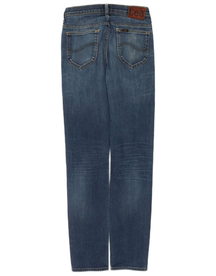 Lee Dame Rider Slim Jeans W28 L32 Blå Bomuld