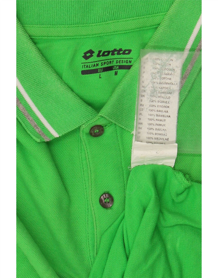Lotto Herre Polo Shirt Stor Grøn Bomuld