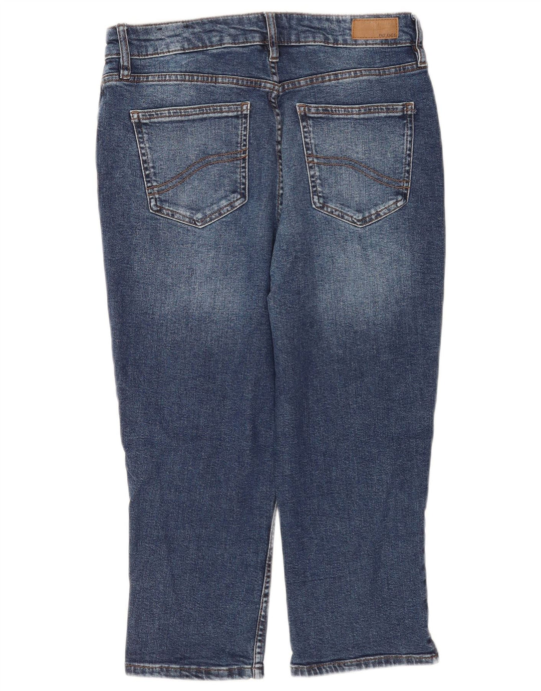Fat Face Dame Sway Capri Jeans UK 12 Medium W32 L20 Blå Bomuld