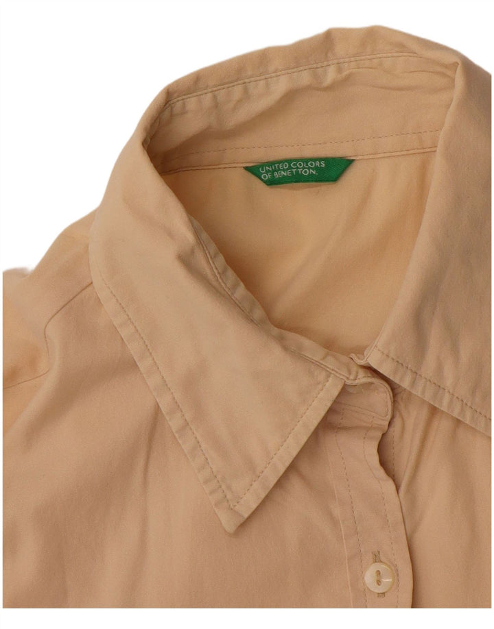 Benetton Dameskjorte UK 12 Medium Beige