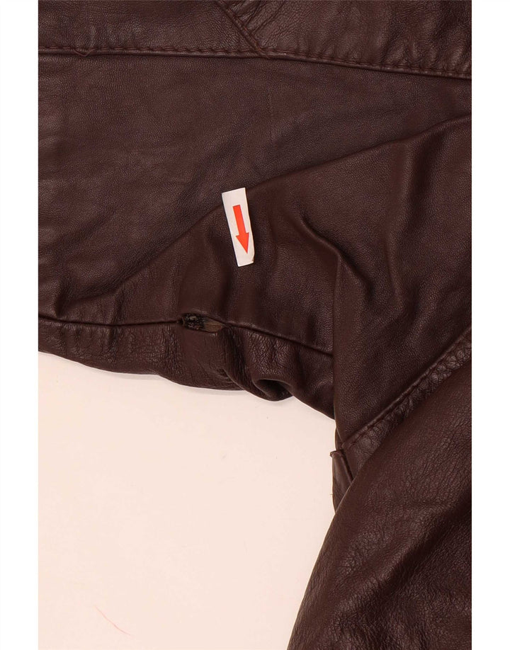 Vintage dame læderjakke UK 14 Large Brown