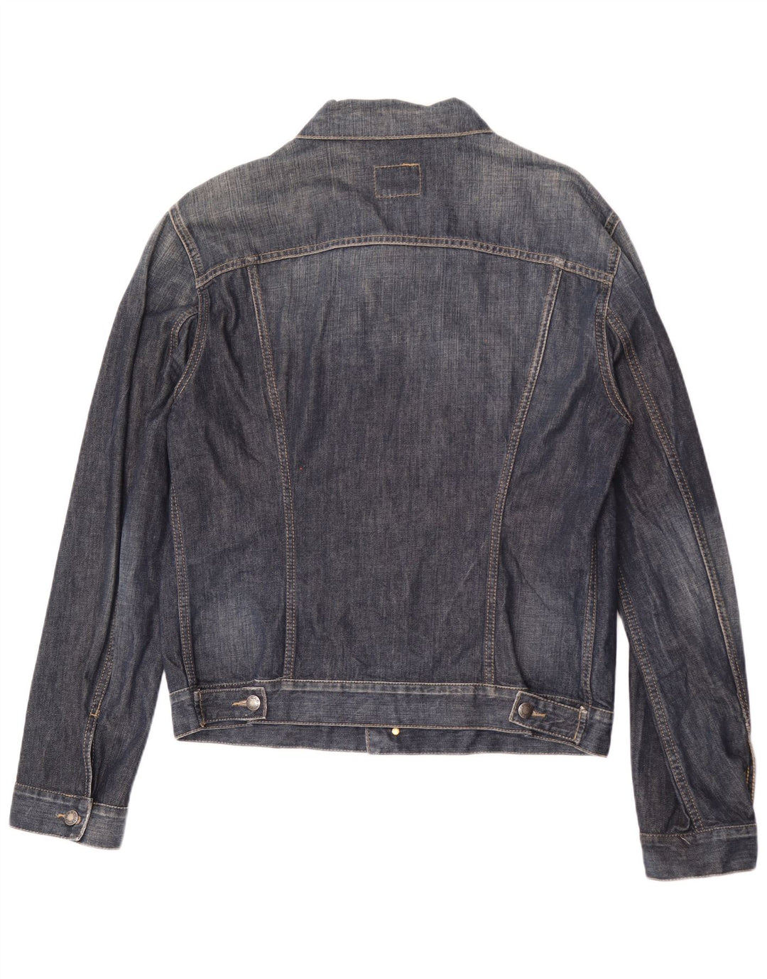 Gas Herre Denim Jacket UK 44 2XL Navy Blue Cotton