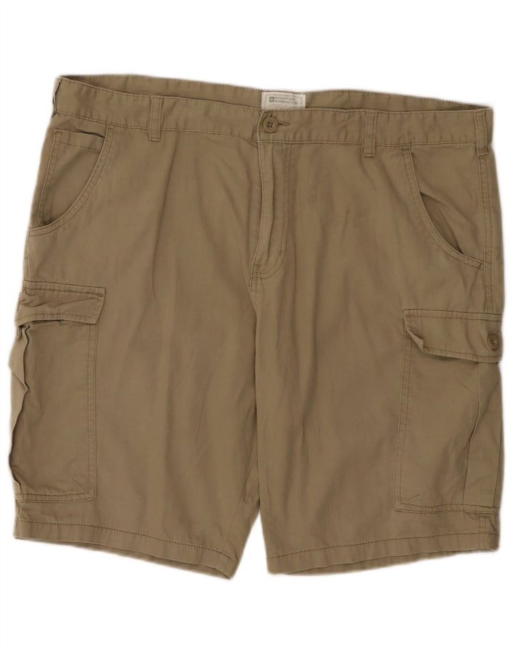 Mountain Warehouse Herre Cargo Shorts W40 XL Khaki Bomuld