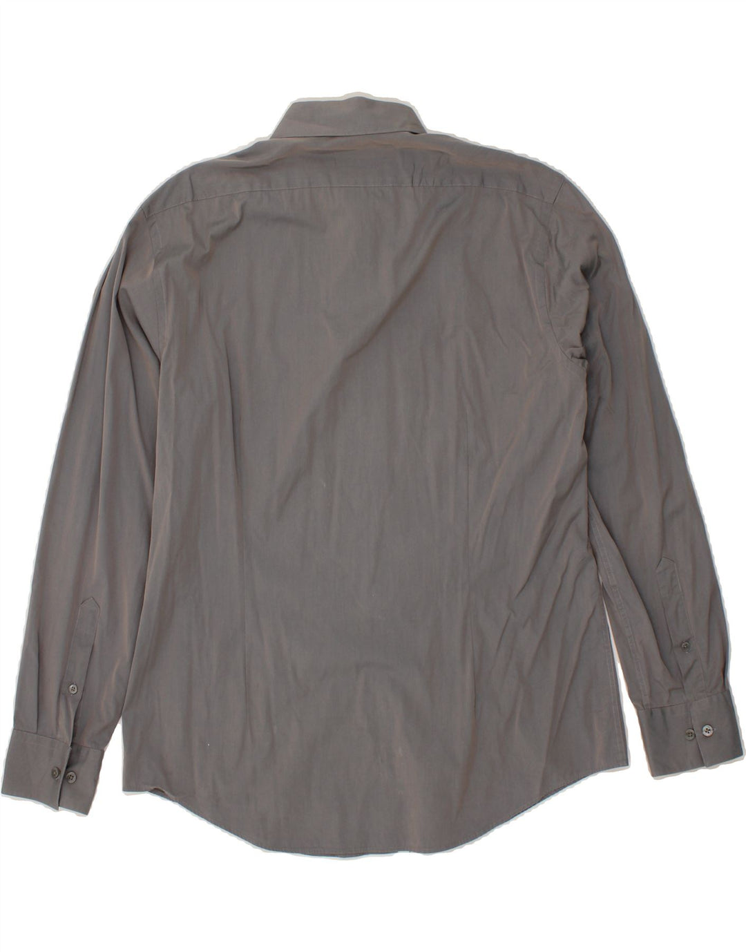 CALVIN KLEIN Mens Slim Fit Shirt Size 43 17 XL Grey Vintage Calvin Klein and Second-Hand Calvin Klein from Messina Hembry 