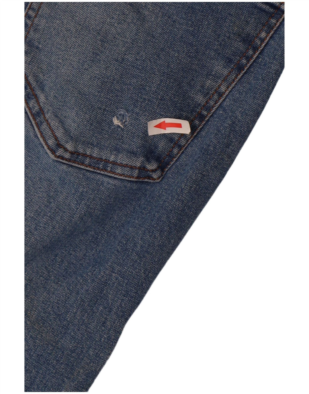 Zara Herre Slim Jeans EU 42 Large W32 L32 Blå Bomuld