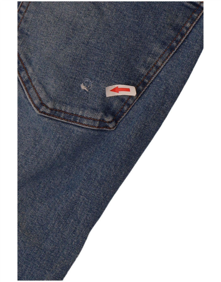 Zara Herre Slim Jeans EU 42 Large W32 L32 Blå Bomuld
