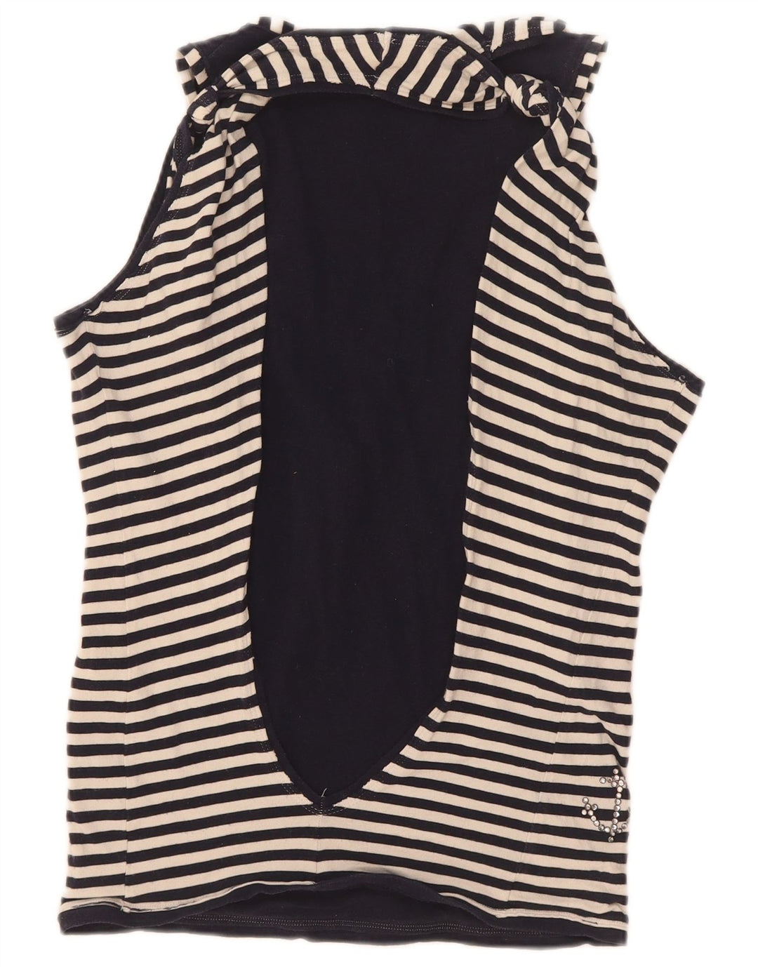 Max & Co. Damevest Top UK 12 Medium Sort Stribet