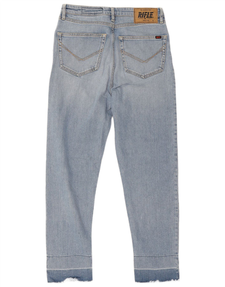 Rifle Dame Straight Jeans W27 L26 Blå Bomuld