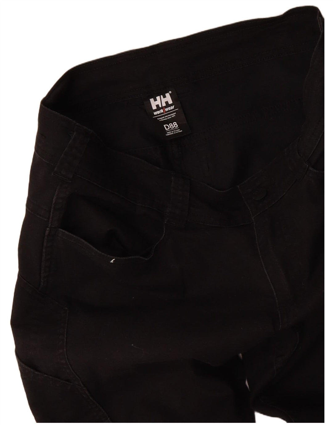 Helly Hansen Herre Straight Cargo Bukser W32 L28 Sort Bomuld