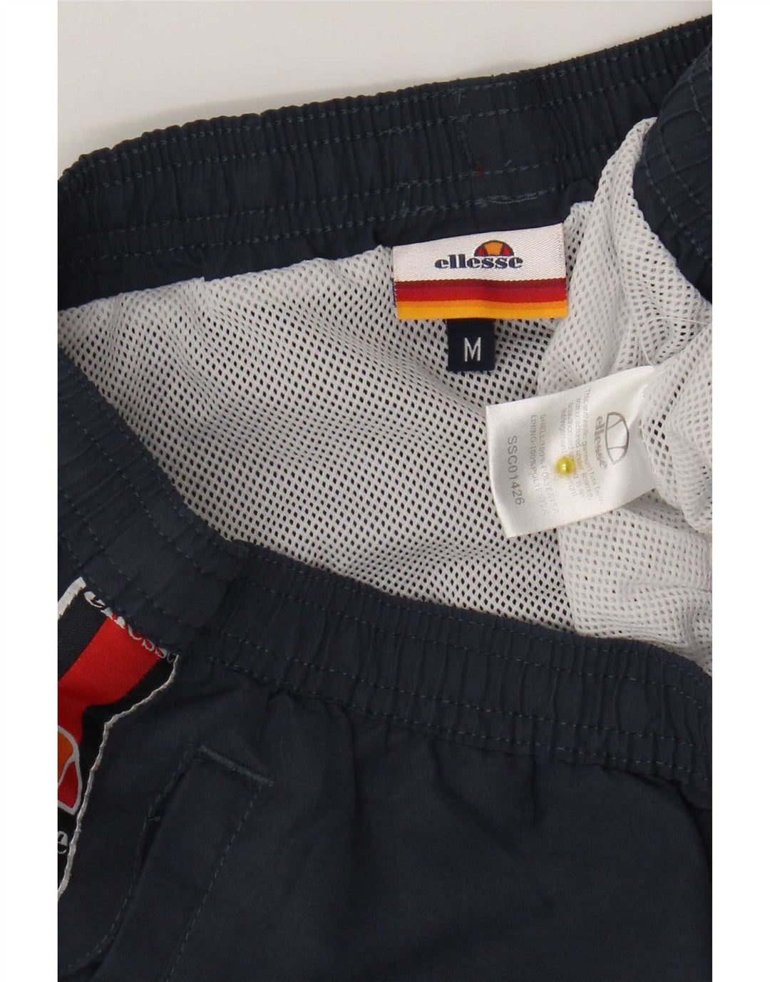 Ellesse Herre grafiske svømmeshorts Medium Navy Blue Colourblock