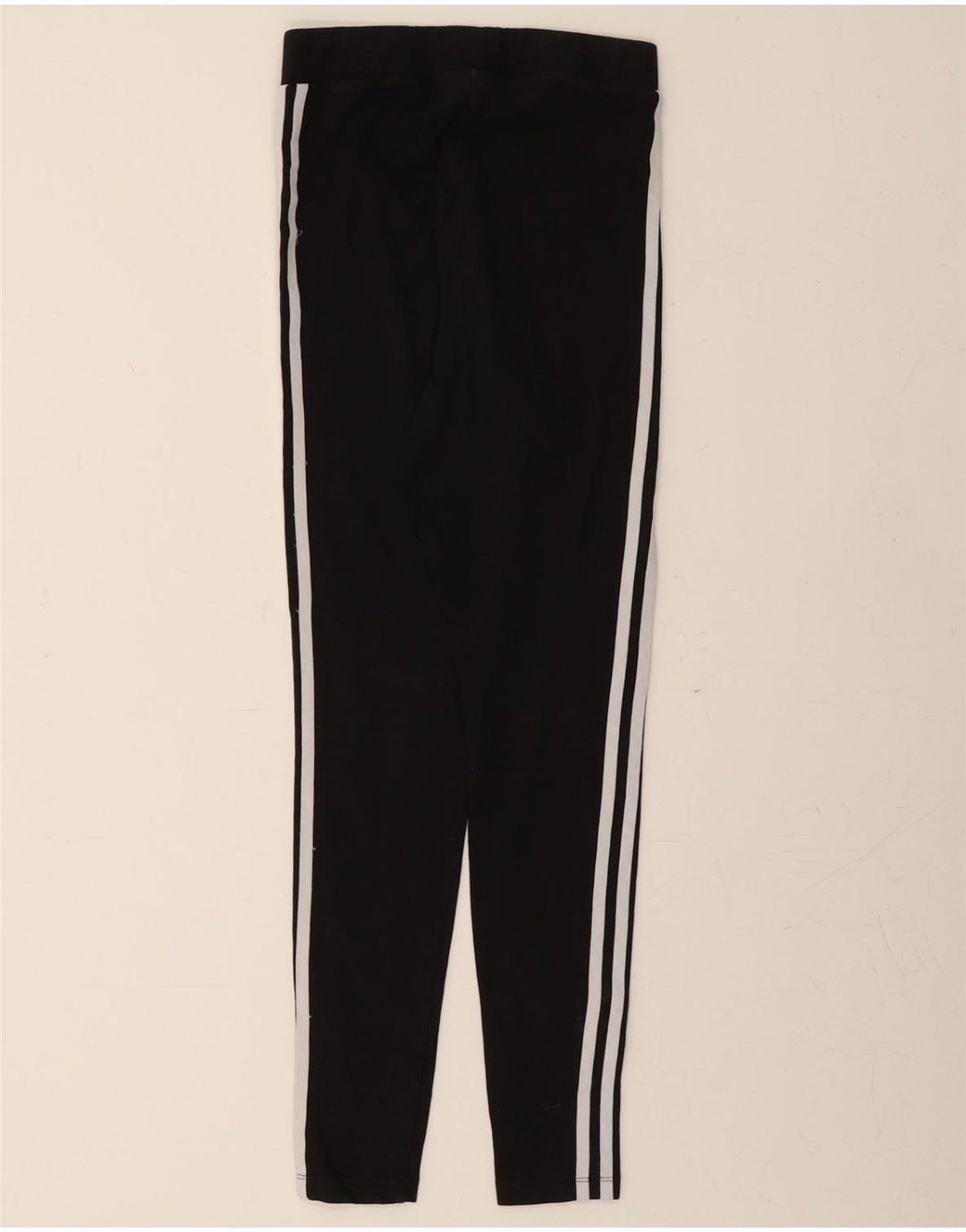 ADIDAS Womens Leggings UK 8 Small  Black Cotton Vintage Adidas and Second-Hand Adidas from Messina Hembry 