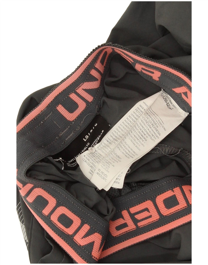 Under Armour Herre Heat Gear Graphic Sports Shorts Large Grå Polyester