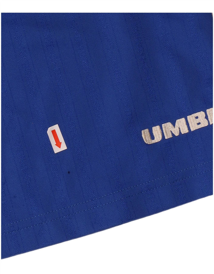 UMBRO Sportshorts til mænd Large Blue Polyester