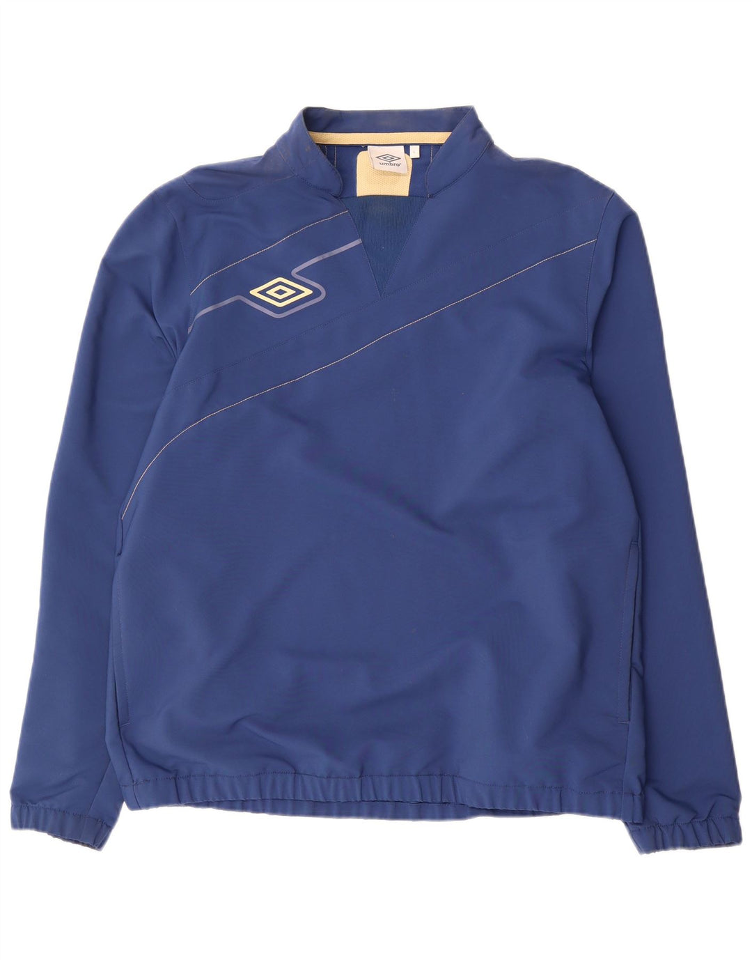Umbro Herre Grafisk Pullover Træningsdragt Top Jakke Stor Blå Stribet