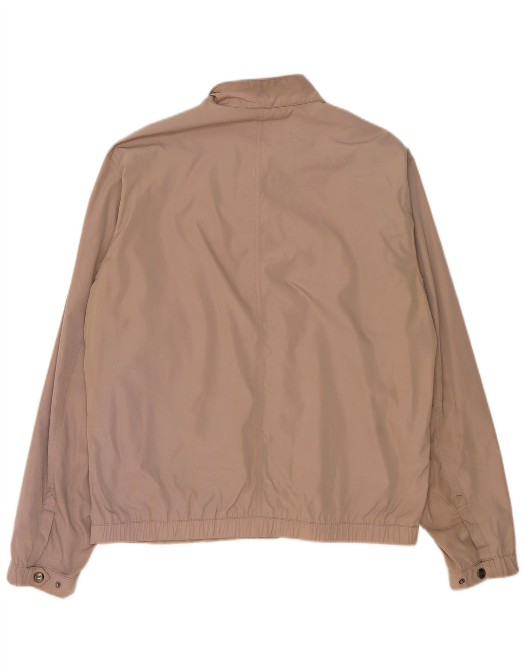 Massimo Dutti Herre Bomber Jacket UK 42 XL Beige Nylon
