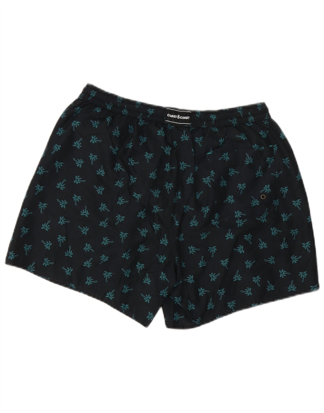 COAST Herre grafiske svømmeshorts Medium Sort Polyester