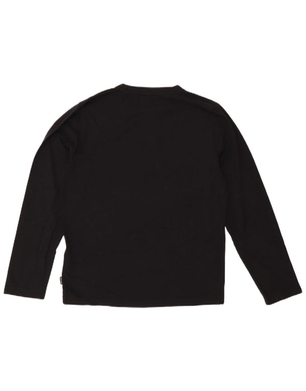 Converse herre grafisk top langærmet medium sort bomuld