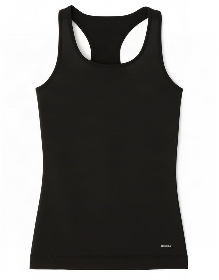 Adidas Dame Climalite Vest Top UK 12/14 Medium Sort Polyester