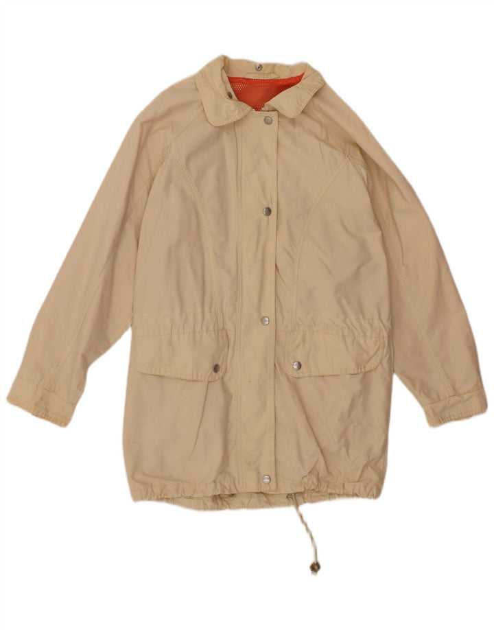 BRUGI Womens Windbreaker Jacket EU 44 XL Beige Polyamide