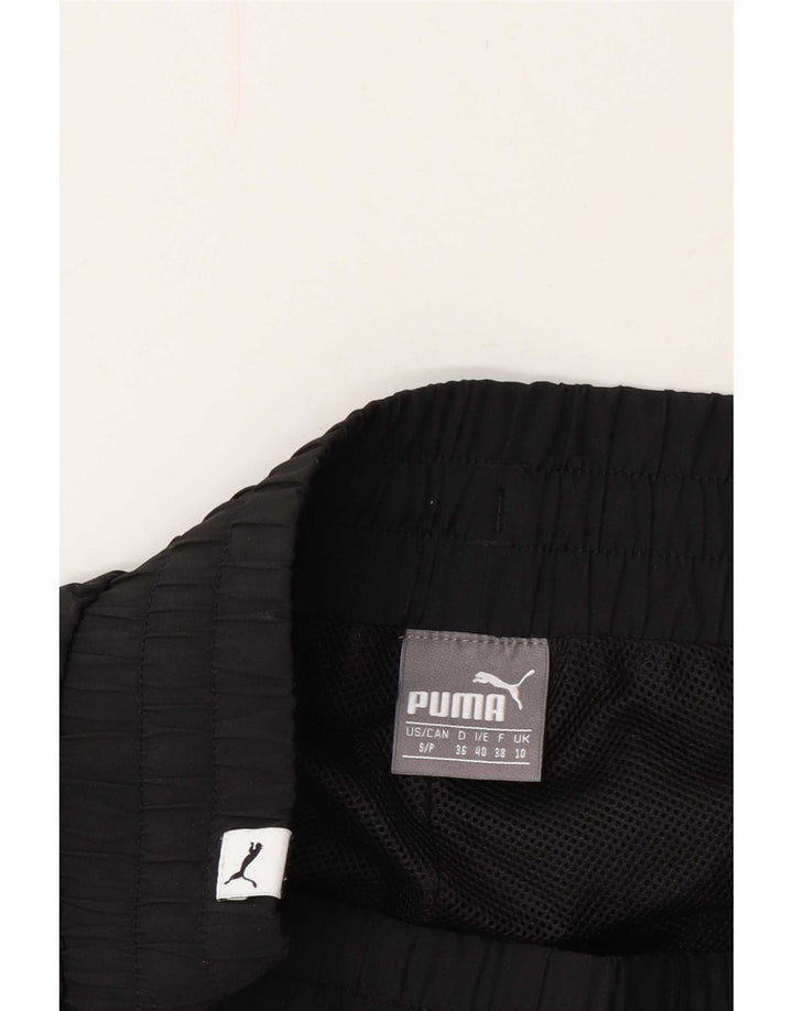 Puma Dame Capri Træningsdragt Bukser UK 10 Small Black