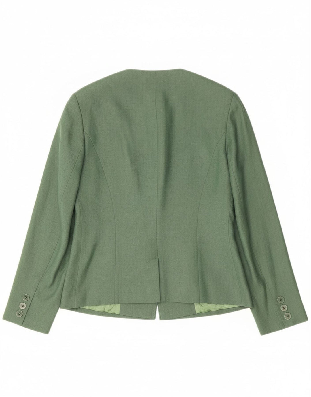 Gerry Weber Dame 1-knaps blazerjakke EU 38 Medium Green Linen