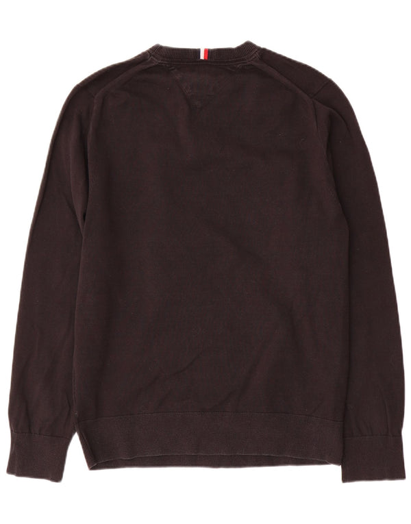 Tommy Hilfiger Herre Crew Neck Jumper Sweater Medium Sort