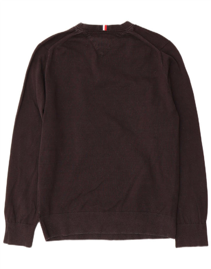 Tommy Hilfiger Herre Crew Neck Jumper Sweater Medium Sort