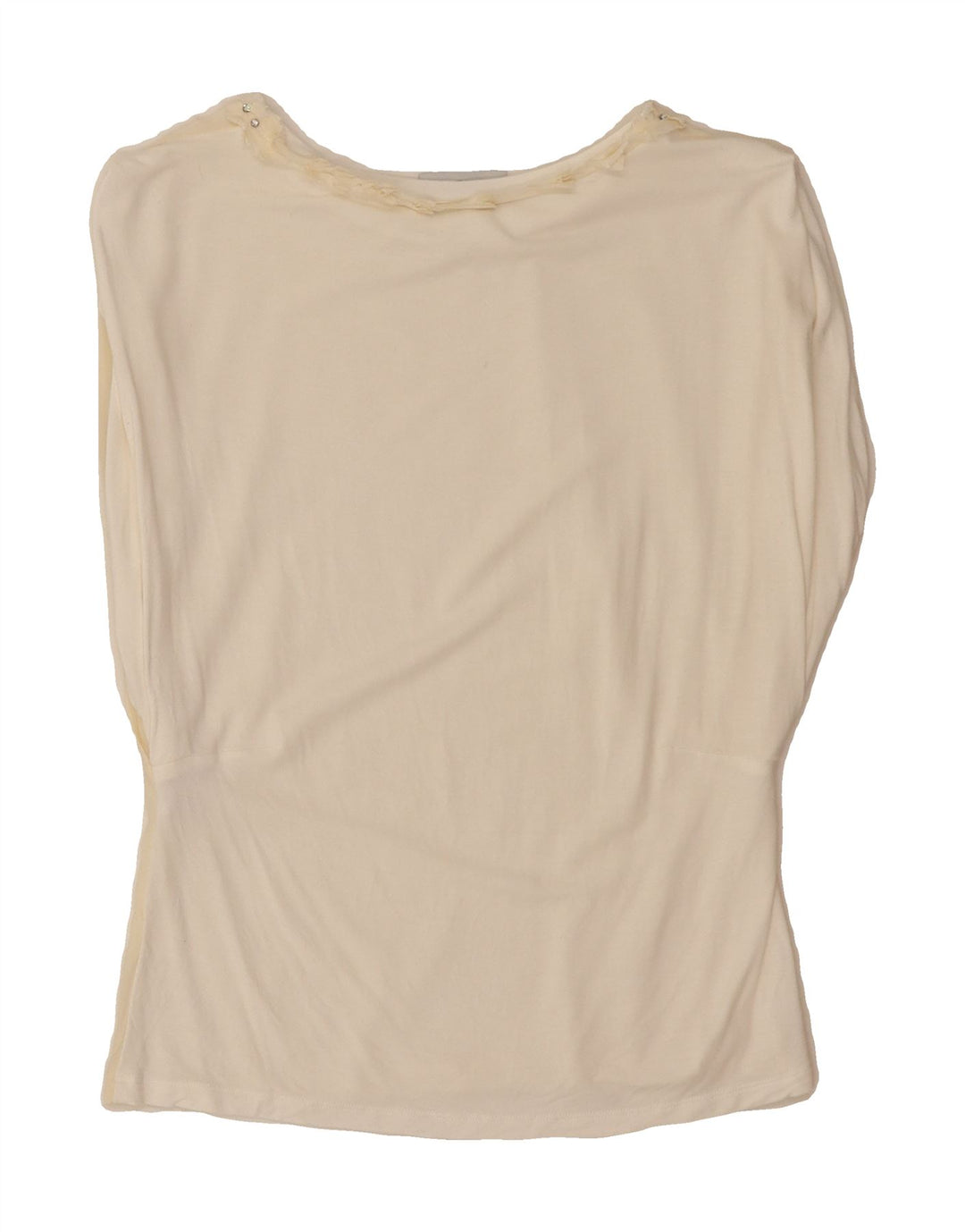 MAX & CO. Womens Blouse Top UK 12 Medium Off White Vintage Max & Co. and Second-Hand Max & Co. from Messina Hembry 