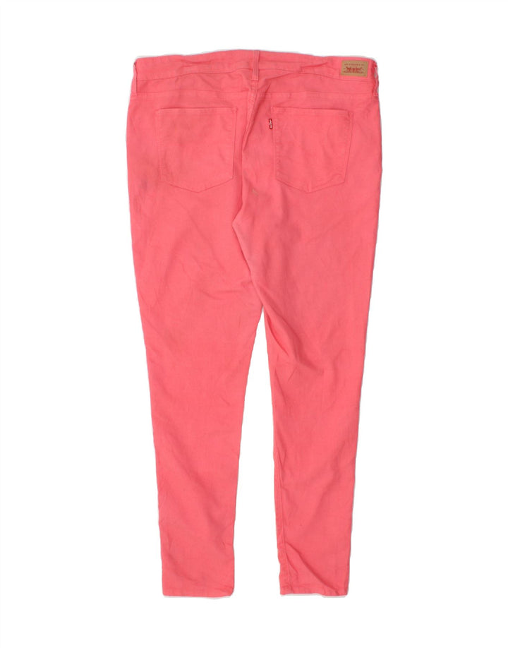 LEVI'S Womens Legging High Rise Legging Jeans W32 L30 Pink Cotton Vintage Levi's and Second-Hand Levi's from Messina Hembry 