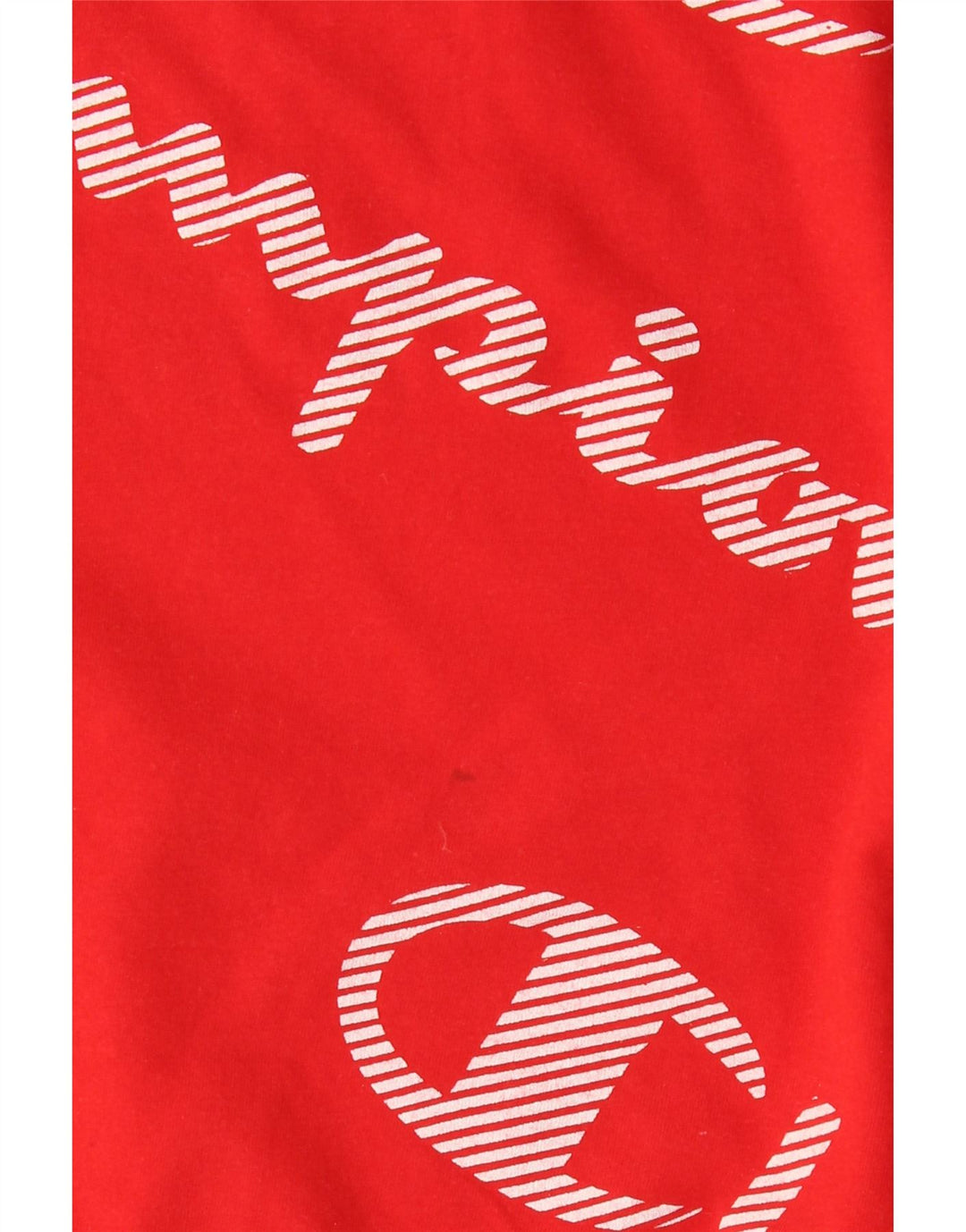 CHAMPION Herre Grafisk T-Shirt Top Stor Rød Bomuld