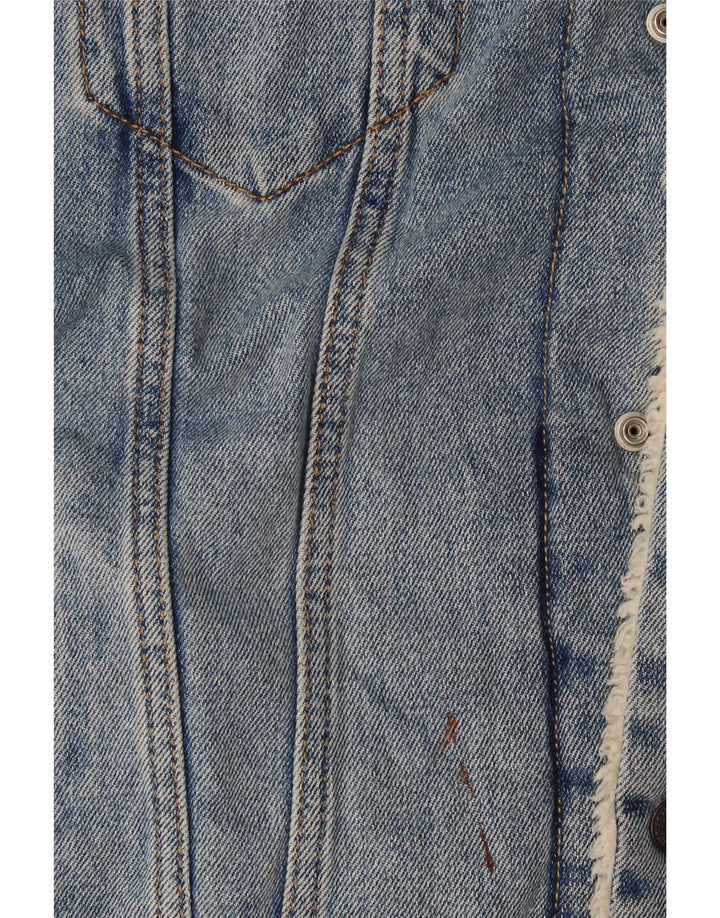 Levi's Sherpa denimjakke til mænd DK 40 Stor Blå