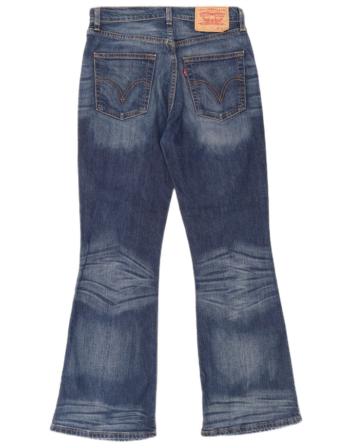Levi's Dame 525 Bootcut Jeans W30 L30 Marineblå Bomuld