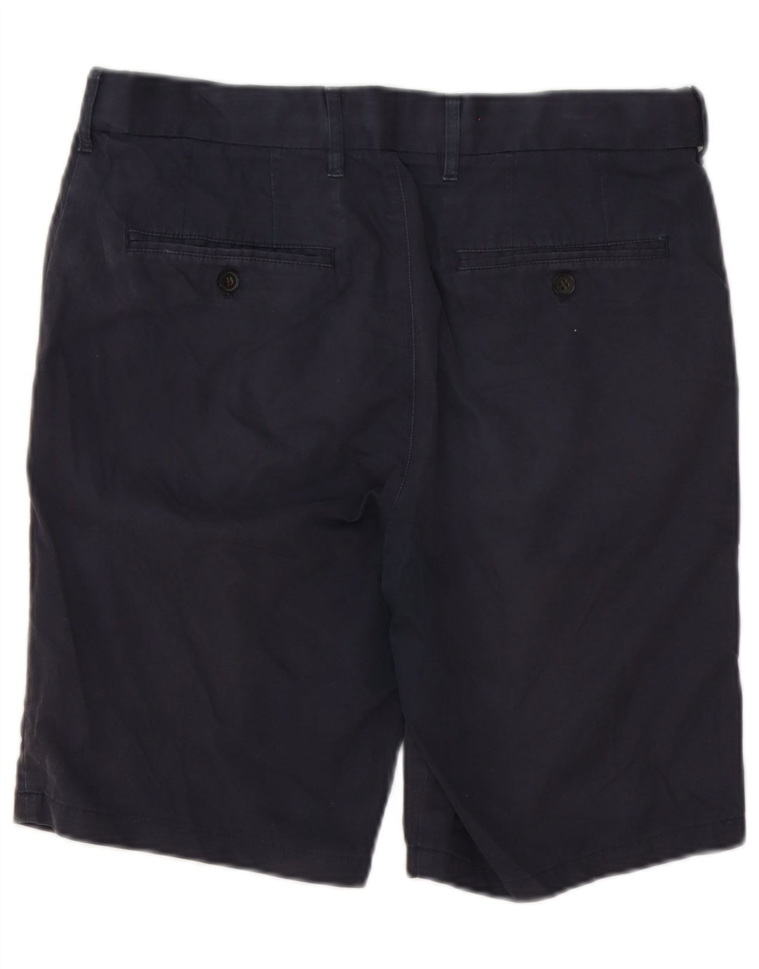 Marks & Spencer Herre Chino Shorts W32 Medium Navyblå Bomuld