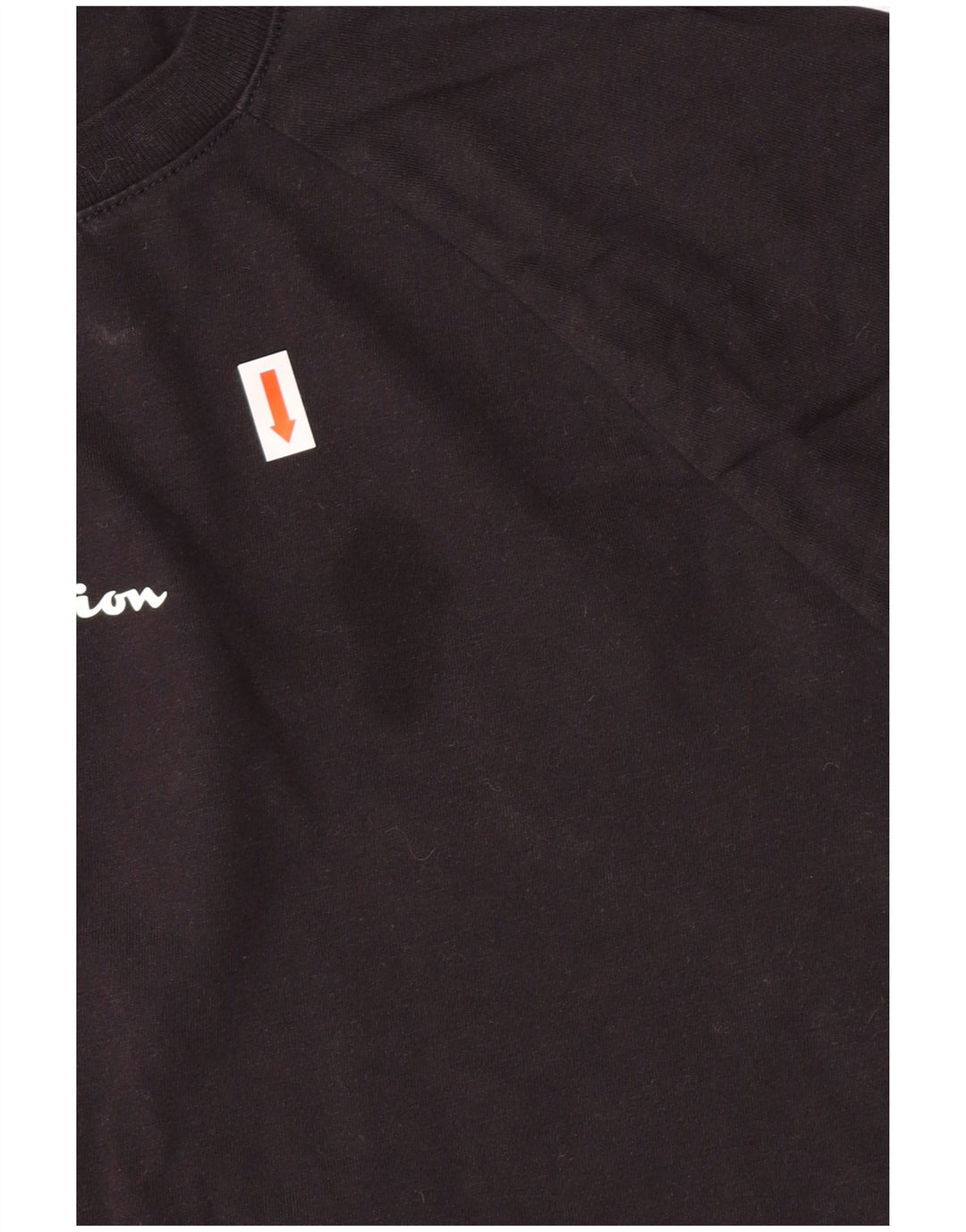 Champion Dame Grafisk T-Shirt Top XL Sort Bomuld