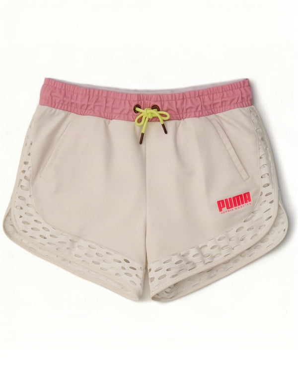 Puma Dame Sophia Webster Sportshorts UK 10 Small White Colourblock