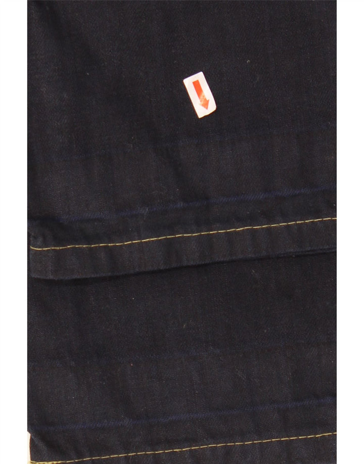 Wrangler Herre Alaska Straight Jeans W31 L34 Marineblå Bomuld