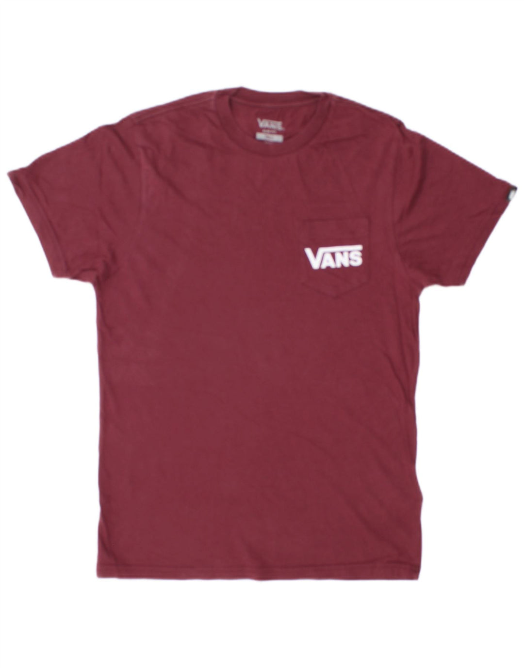 VANS Herre Slim Fit grafisk T-shirt Top Lille rødbrun bomuld