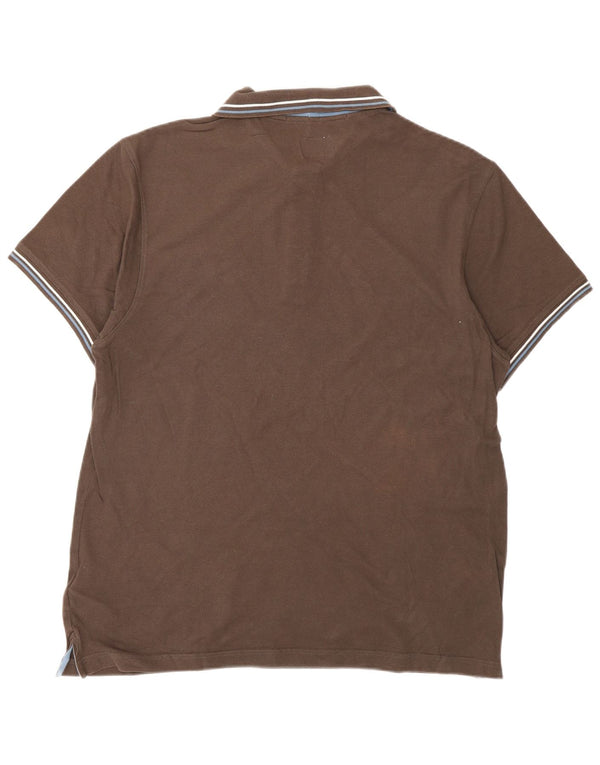 CHAMPION Heritage Fit Polo Shirt XL Brun Bomuld